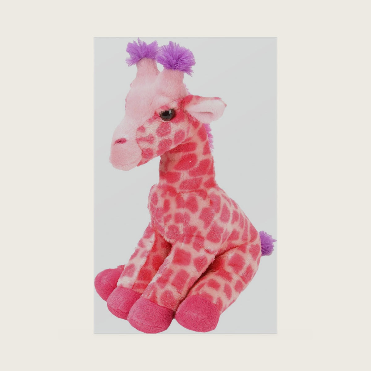 Wild Republic Cuddlekins Vibes Pink Giraffe Stuffed Animal - 12"