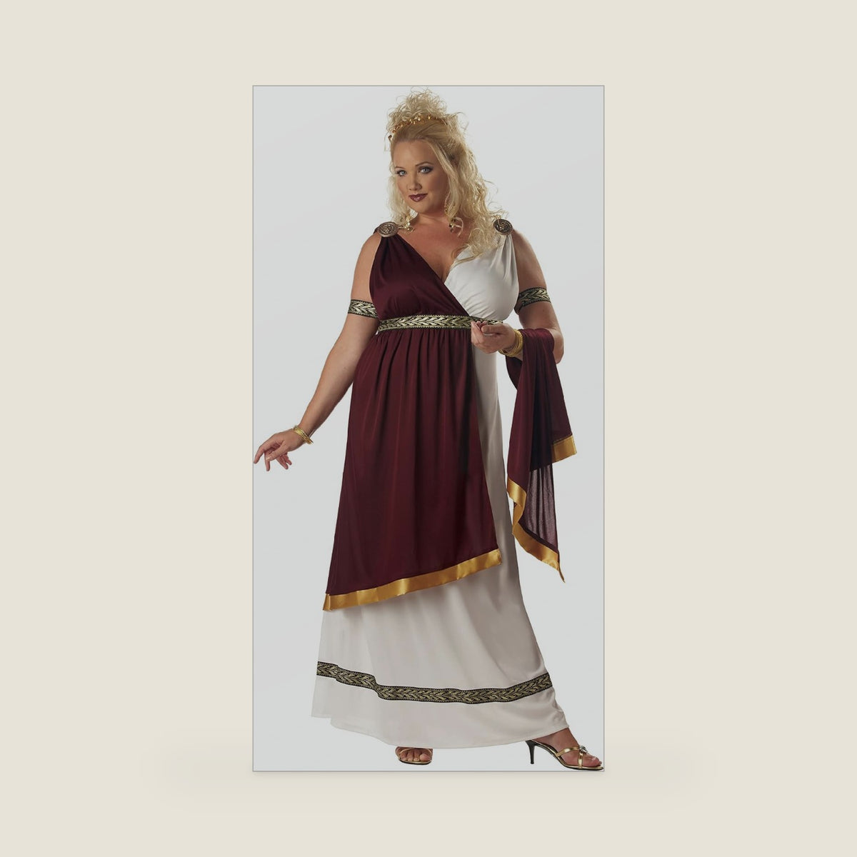 California Costumes Plus Size Roman Empress Costume
