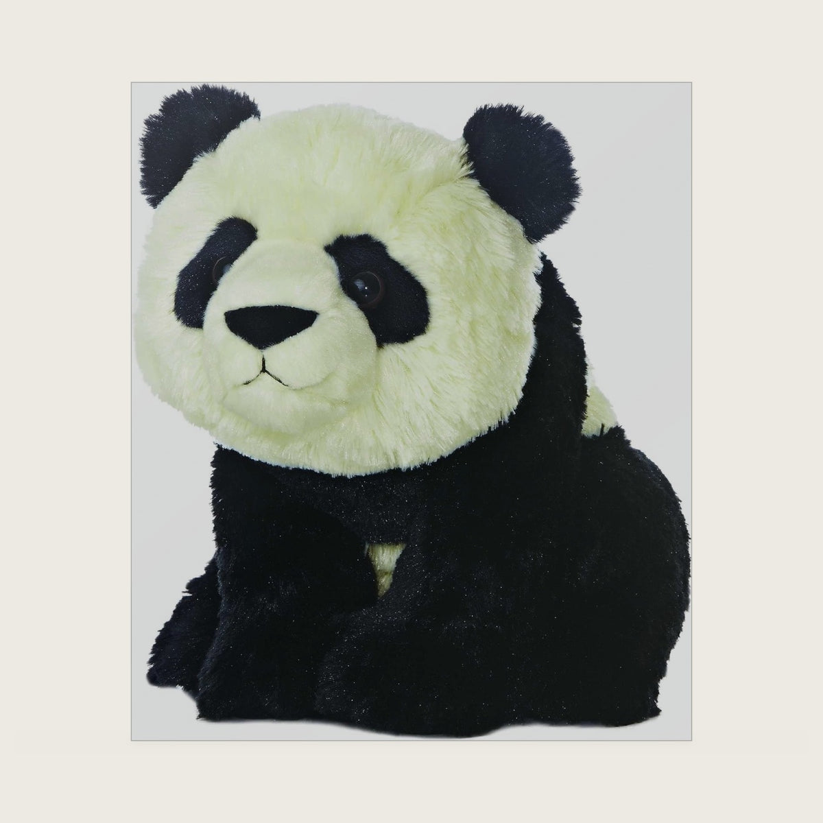 ® Adventurous Destination Nation™ Panda Stuffed Animal - Global Exploration - Learning Fun - Black 12 Inches