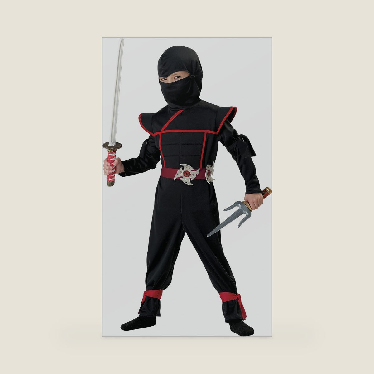 California Costumes Toddler Stealth Ninja Costume Medium (3T-4T)