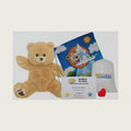 Stuffems Toy Shop Make Your Own Stuffed Animal 16" "Furry Brown Bear - No Sew - Kit with Cute Backpack!