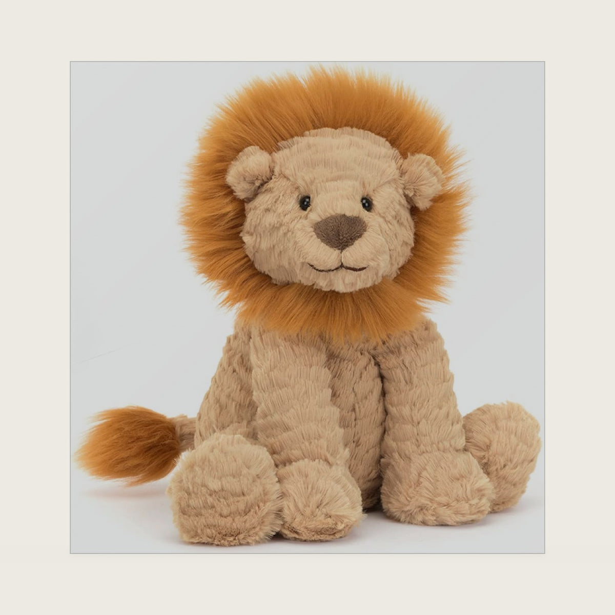 Fuddlewuddle Lion Stuffed Animal, Medium 9 inches - Big Cat Plush Toy - Classic Children's Gift