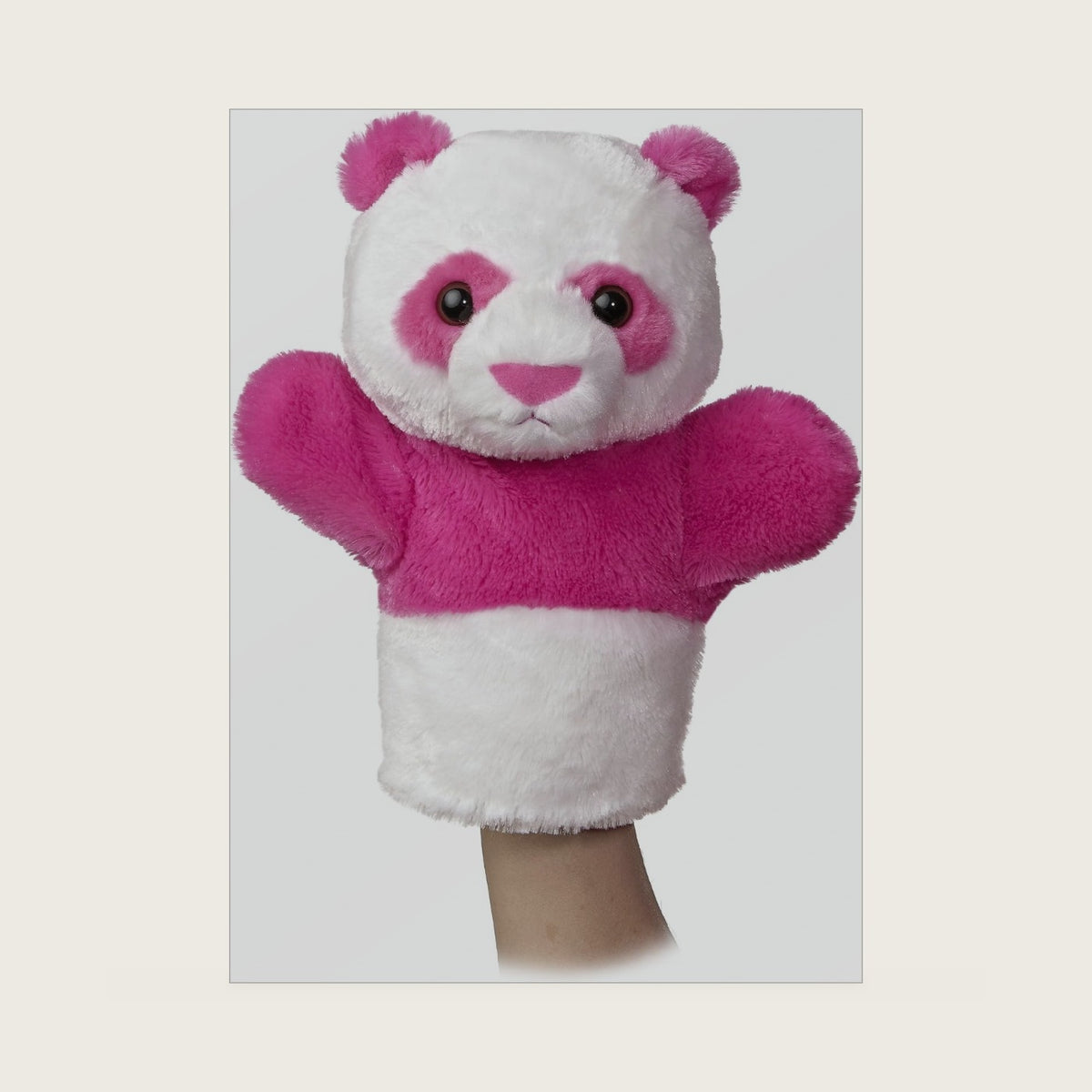 World Panda Plush Sleeve Puppet, 10"