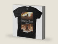 Attack on Titan Men's Short Sleeve T-Shirt Poster Cover Art Season One Anime Crew Neck Officially Licensed