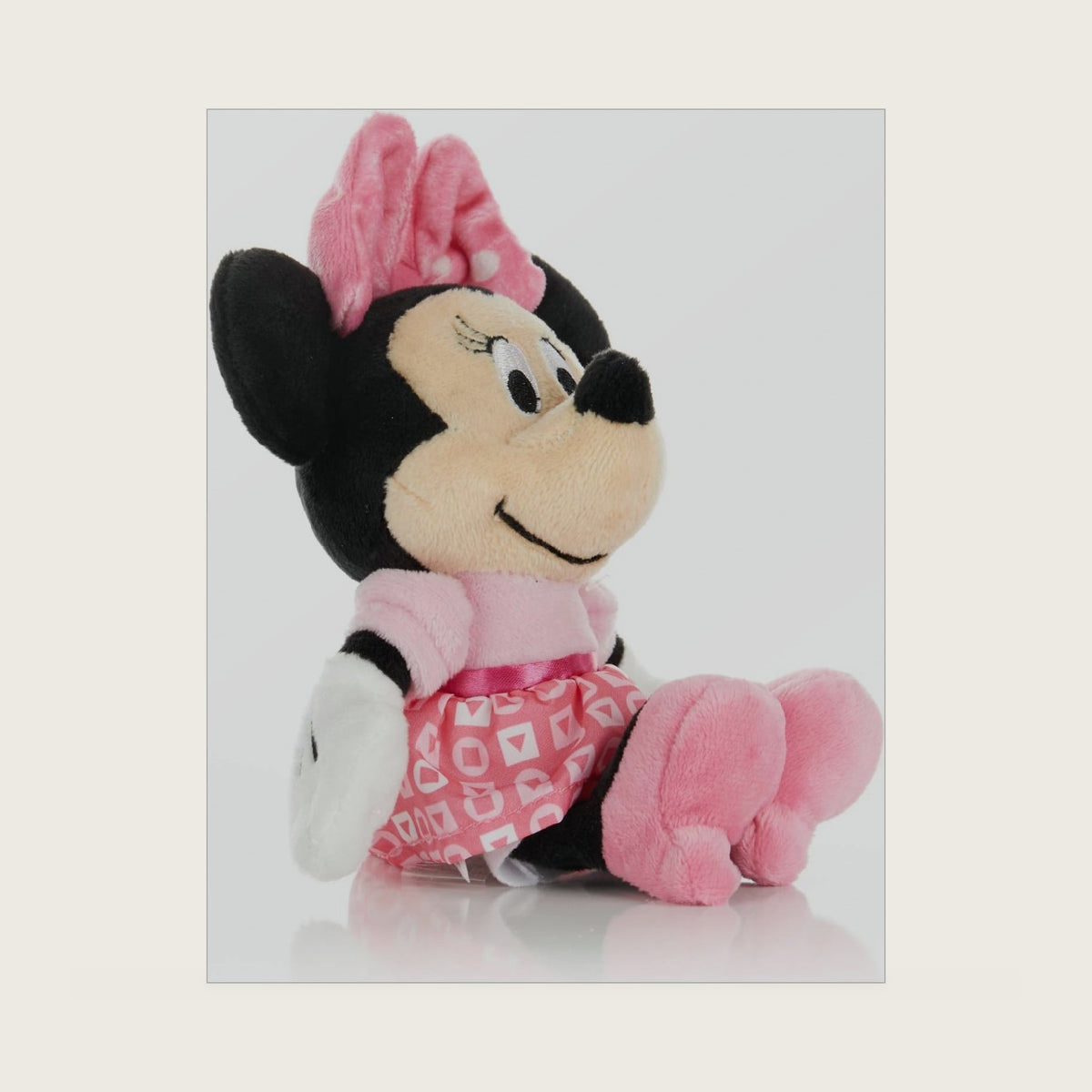KIDS PREFERRED Baby Minnie Mouse Stuffed Animal Plush Toy Mini Jingler, 6.5 inches