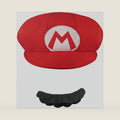 Disguise Men's Nintendo Super Mario Bros.Mario Adult Hat and Mustache