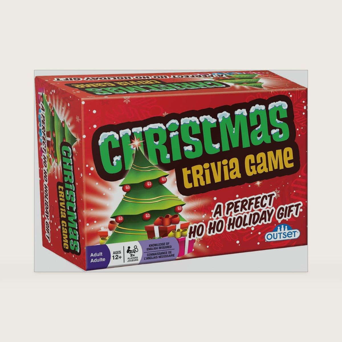 Christmas Trivia Game - a Perfect Ho-Ho Contains Over 200 Cards - Great Party Game for Ages 12 and up by Outset