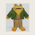 YOTTOY Toad Plush – Stuffed Animal Inspired by the Frog and Toad Books by Arnold Lobel, Soft Plush Toy with Removable Jacket Outfit, 9 Inch Storybook Gift for Kids