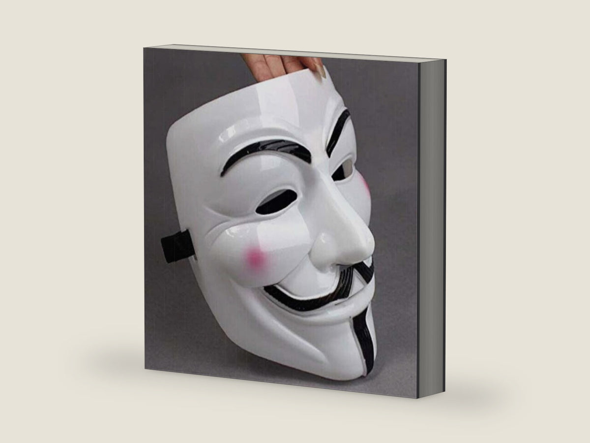 Diximus V for Vendetta Mask Anonymous Guy Fawkes Halloween Mask Hacker
