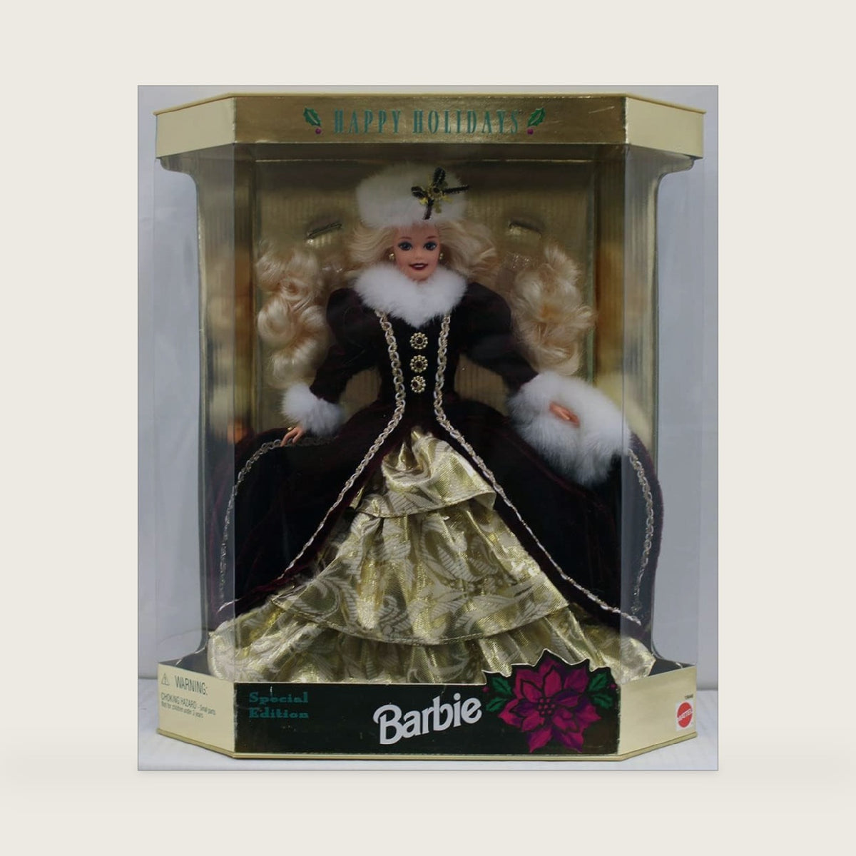 Mattel Happy Holidays Barbie Christmas 1996
