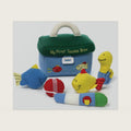 Baby My First Tackle Box 5-Piece Sensory Plush Toy Playset for Babies