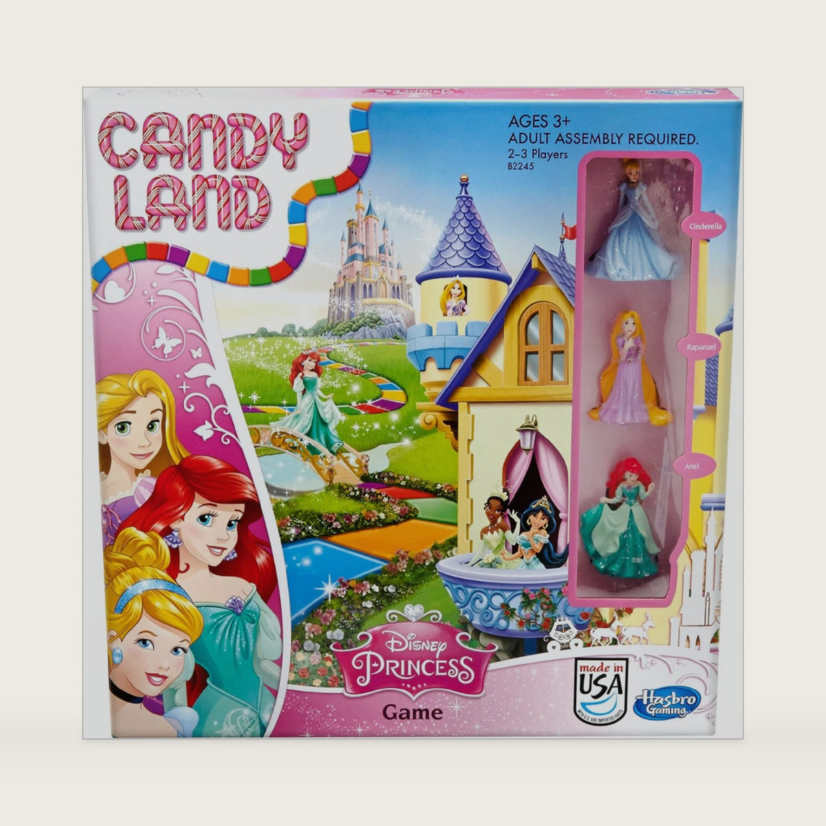 Hasbro Gaming Candy Land Disney Princess Edition Board Game, Preschool Games for 2 to 3 Players, Easter Gifts for Boys and Girls, Family Games for Kids Ages 3 and Up (Amazon Exclusive)