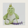 warmies Microwavable & Weighted Stuffed Animals, Green Dinosaur - Heated Stuffed Animal Plushie for Warmth & Comfort - Soft Plush Toys for Adults & Children (Boys, Girls, Babies & Toddlers)