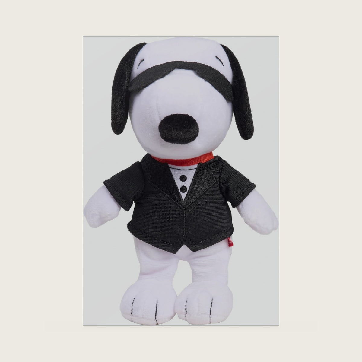 PEANUTS Snoopy Secret Agent Bean Plush, Soft Stuffed Animal, Spy Outfit