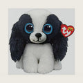 Beanie Boo's - Soft Toy Sissy The Dog 15 cm - TY36570, White, Black