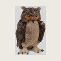 Giant Owl - Lifelike Stuffed Animal (17 inches Tall), Brown