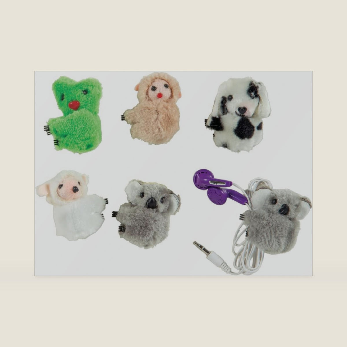 Raymond Geddes 67582 Clip-On Critter Plush Animal Pencil Toppers (Pack of 12)