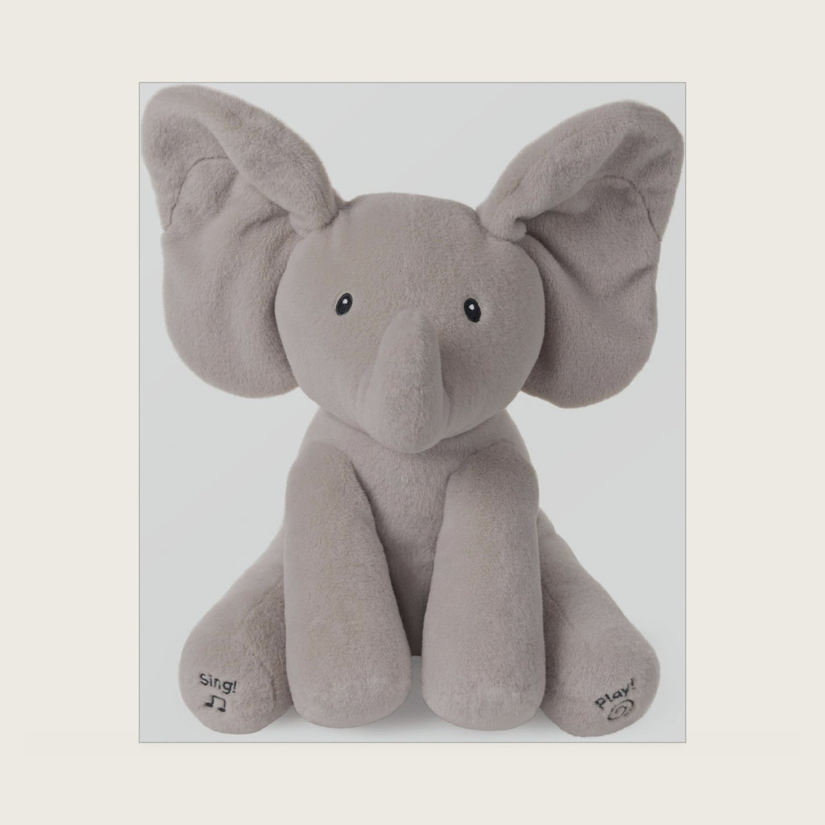 Baby Flappy Elephant 12-Inch Interactive Animated Musical Baby Toy