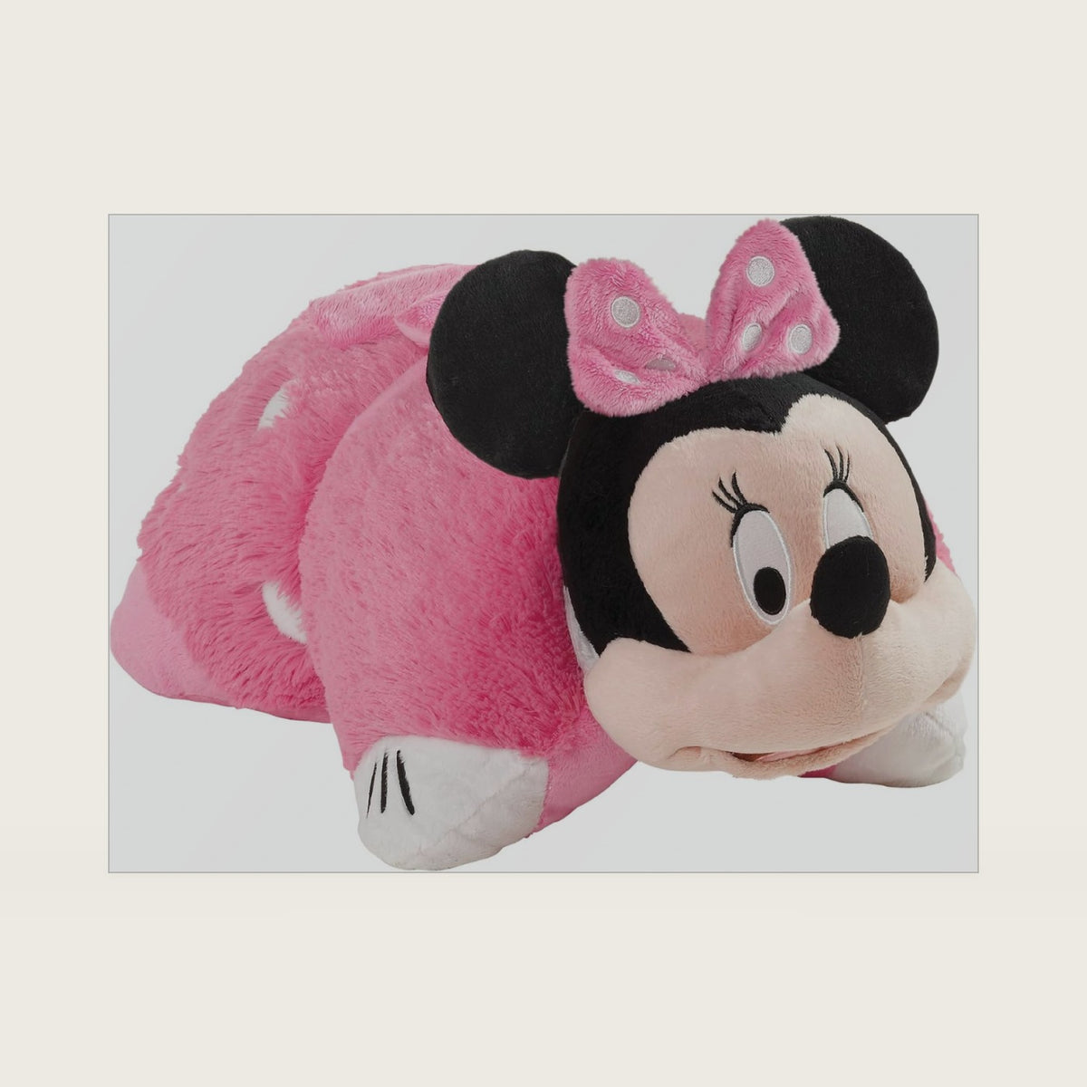 Pillow Pets Minnie Mouse, 16" Stuffed Animal Plush Toy