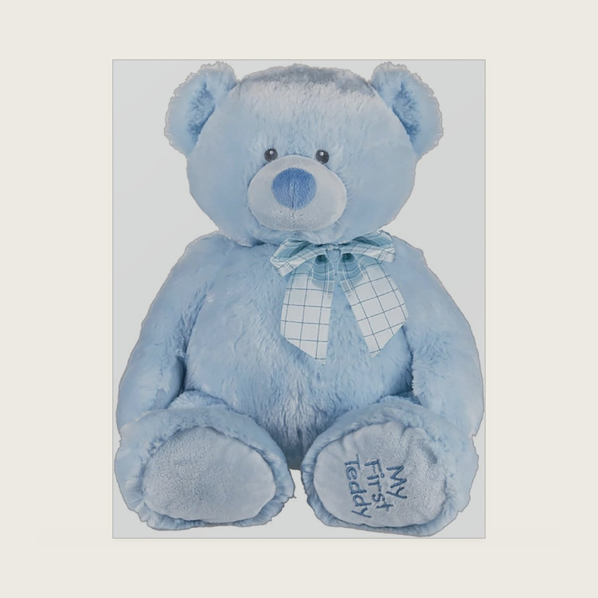 Ganz My First Teddy Plush, 19", Blue