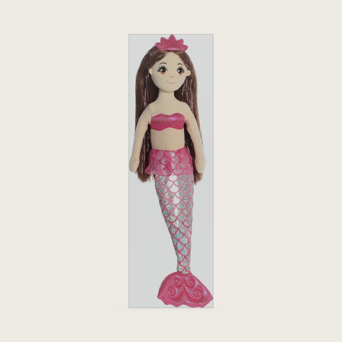 Sea Sparkles 18" Ruby Enchanting Stuffed Doll