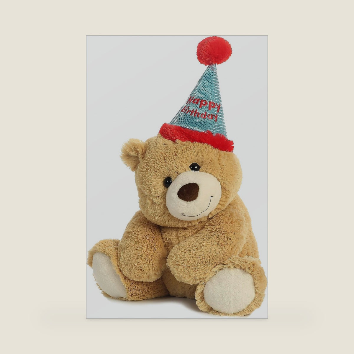 Aurora Bear 13.5" Happy Birthday Bear Snuggly Stuffed Animal