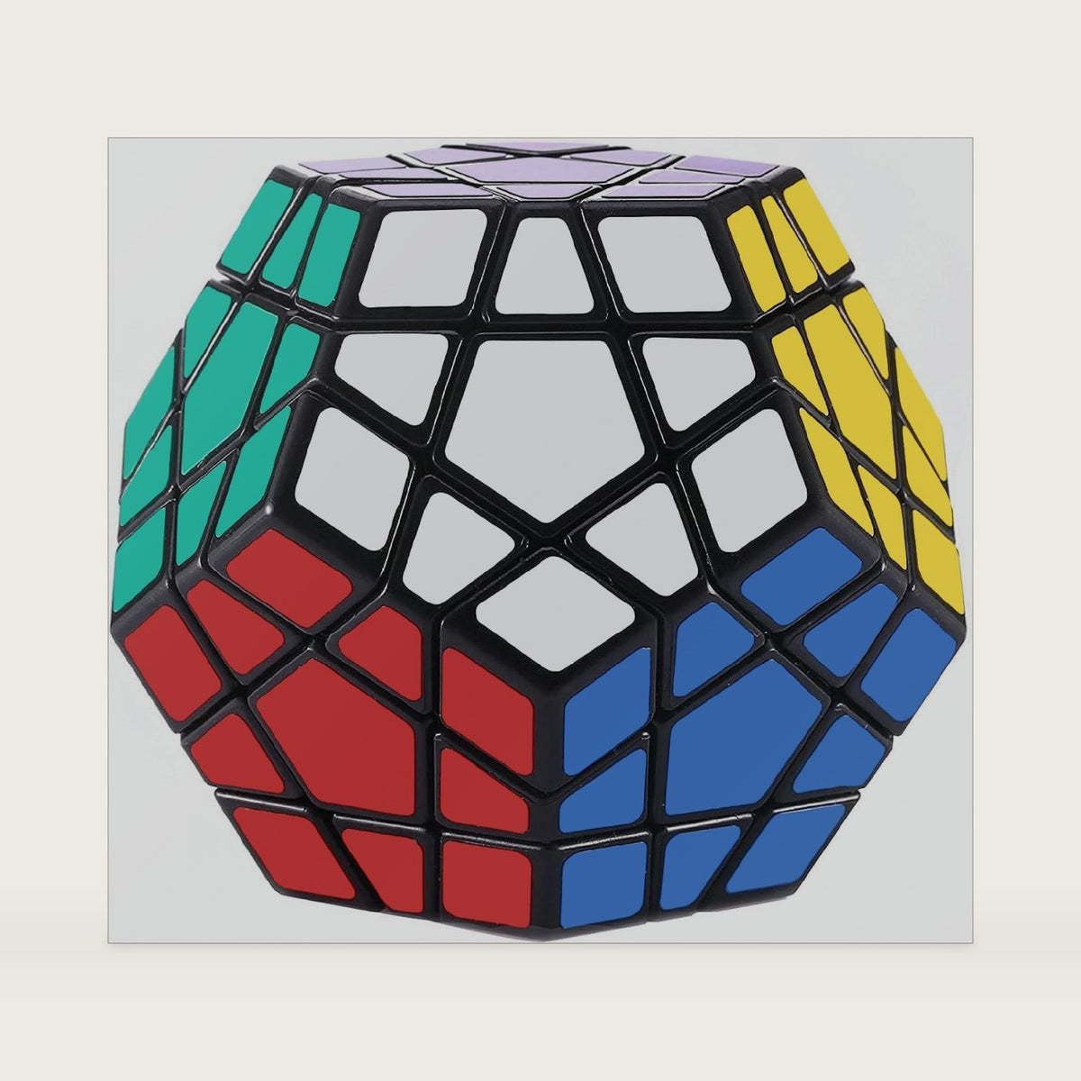 Dreampark Megaminx Speed Cube 3x3x3: Pentagonal Speed Cube Puzzle Toy