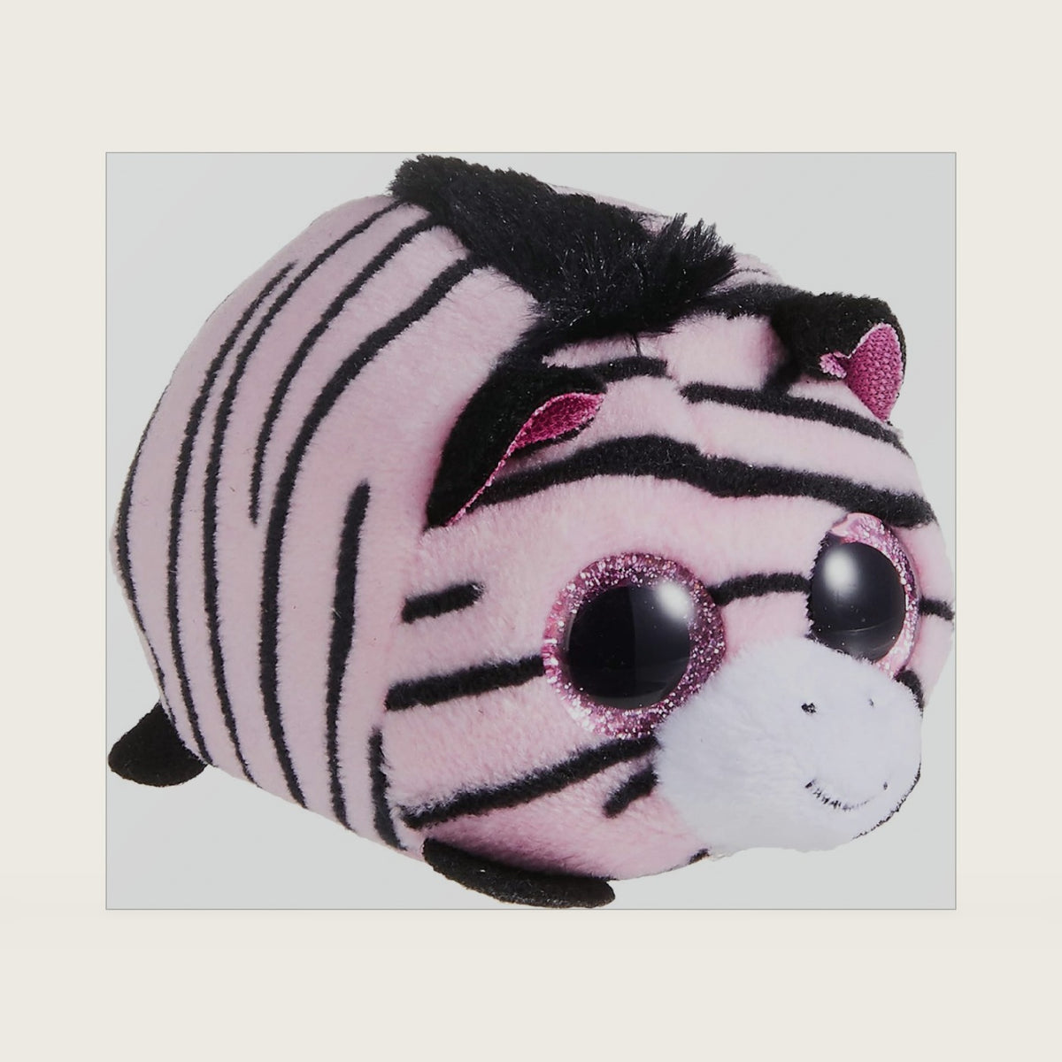 TY42158 Pennie Pink Zebra Teeny, Multicolored