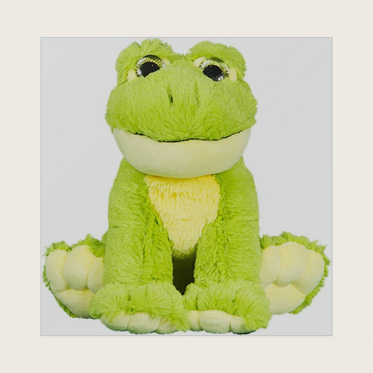 Cuddly Soft 8 inch Stuffed Hop the Frog...We Stuff 'em...You Love 'em!