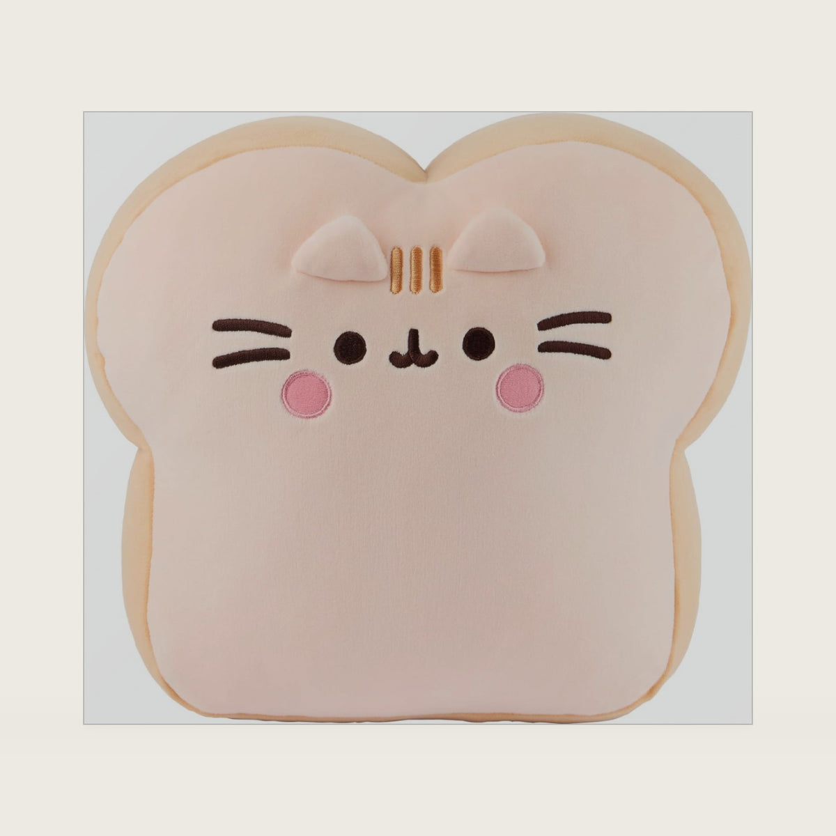 Pusheen White Bread Squisheen 11-Inch Squishy Plush; Ages 8+