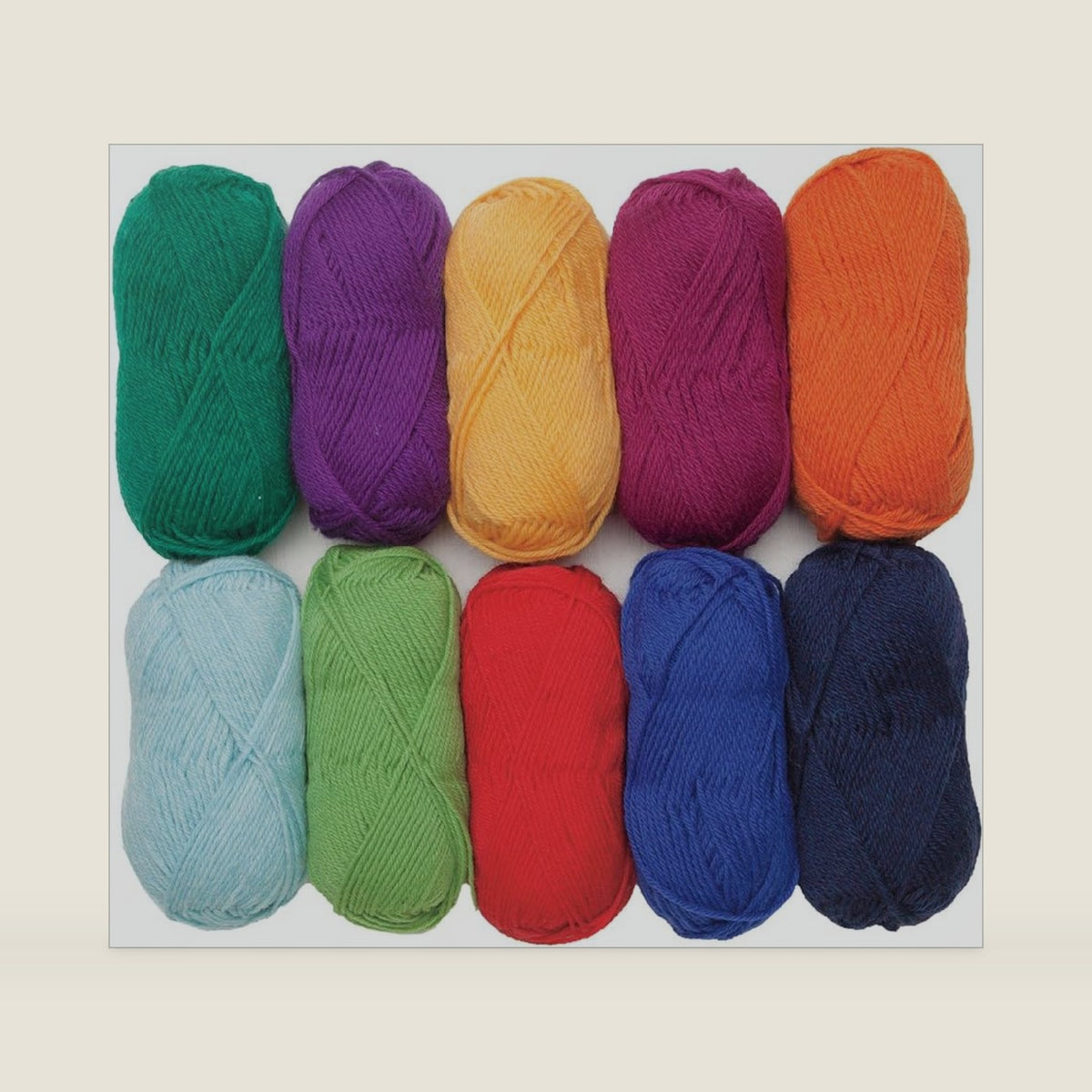 Knit Picks Wool of the Andes Assorted 100% Wool Yarn Pack for Knitting
