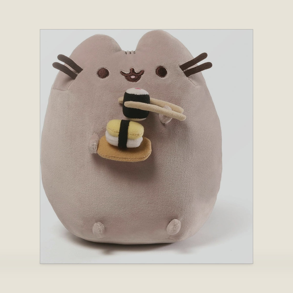 GUND Pusheen Sushi Snackable 9.5-Inch Plush Toy for Ages 8+