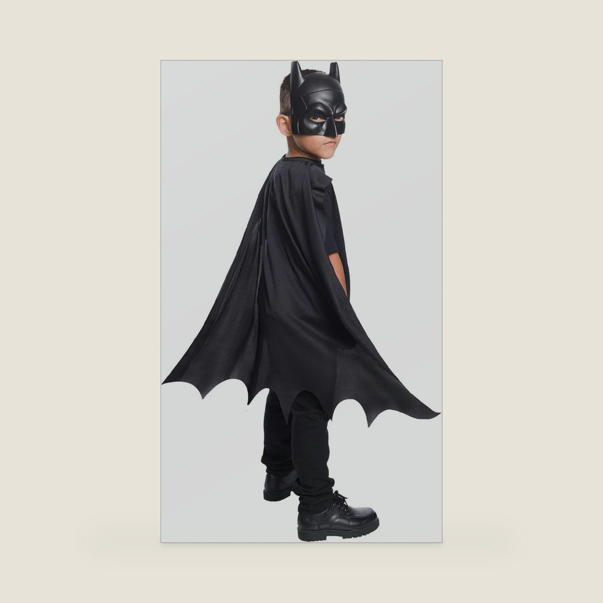 Rubies DC Comics Superheroes: Batman Cape and Mask Set for Kids, Boy's No Size