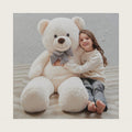 MaoGoLan 47 Inch Giant Teddy Bear, Classic Beige Plush Gift