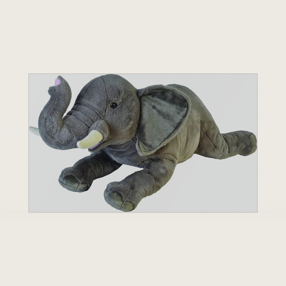 Wild Republic Jumbo Elephant Plush, Giant Stuffed Animal, Plush Toy, 30 Inches