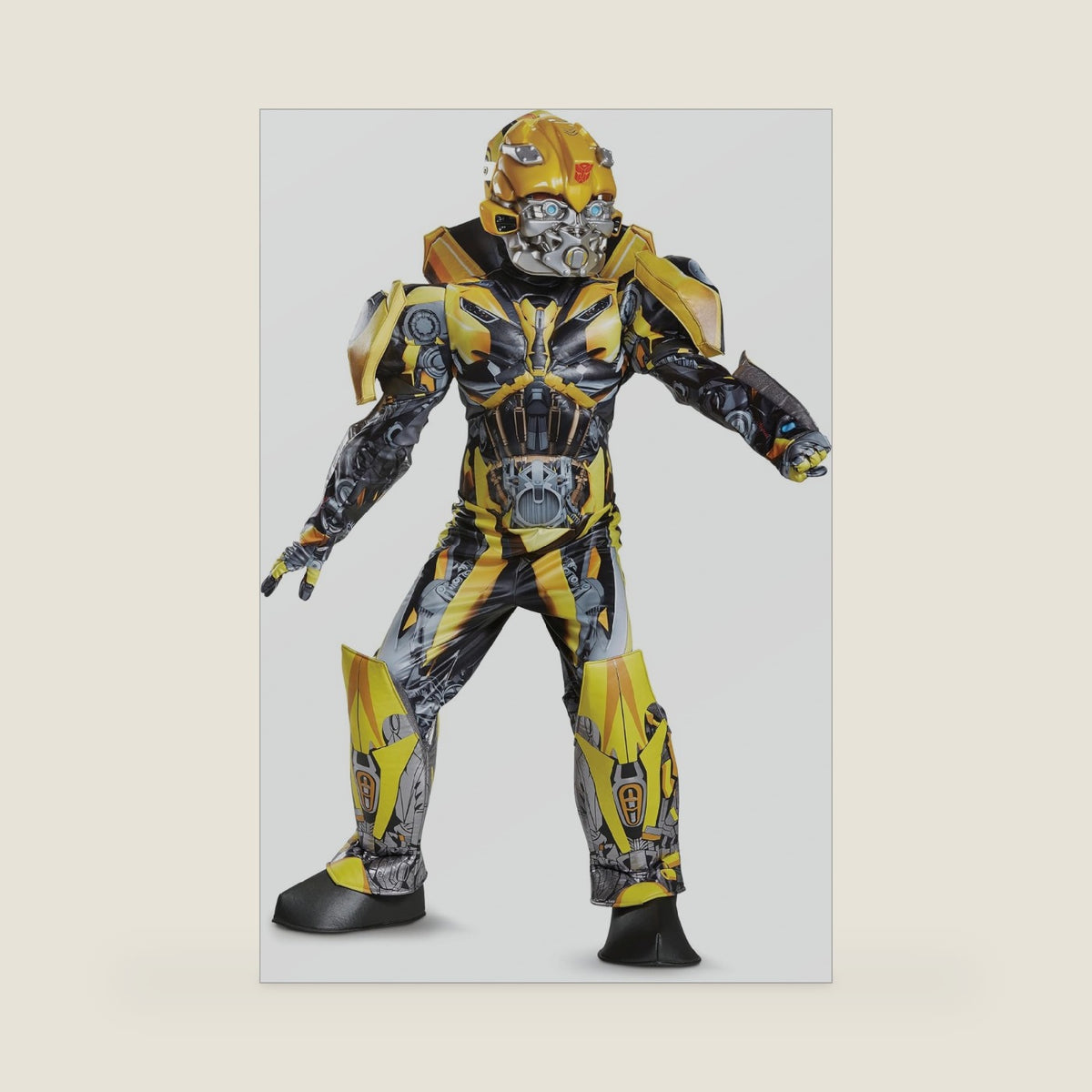 Kid's Transformers 5 Bumblebee Costume | Child Transformers Bumblebee Cosplay Outfit with Mask