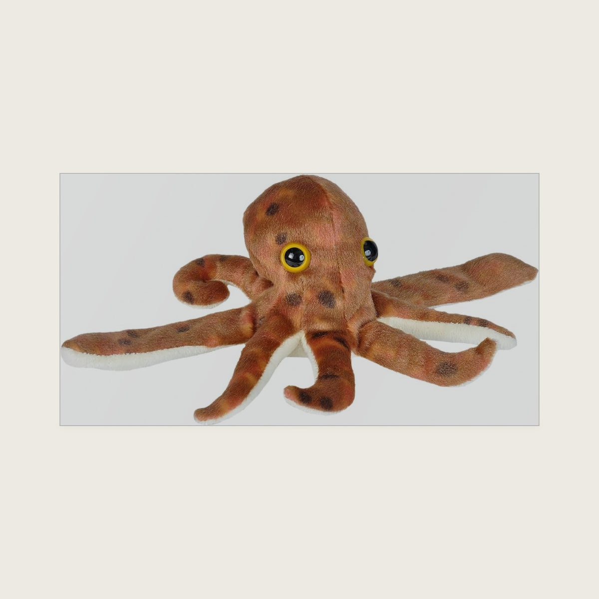Wild Republic Huggers Octopus Plush Toy, Slap Bracelet, Stuffed Animal, Kids Toys 20cm