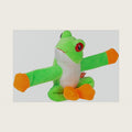 Wild Republic Huggers Red Eyed Tree Frog Stuffed Animal - 8"