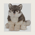 Bearington Nanook Wolf Stuffed Animal - 13" Soft, Cuddly, and Realistic Wolf Plush Toy with Floppy Body - Adorable Lifelike Wolves Stuffie Gift for Kids, Wildlife Enthusiasts, and Plush Collectors
