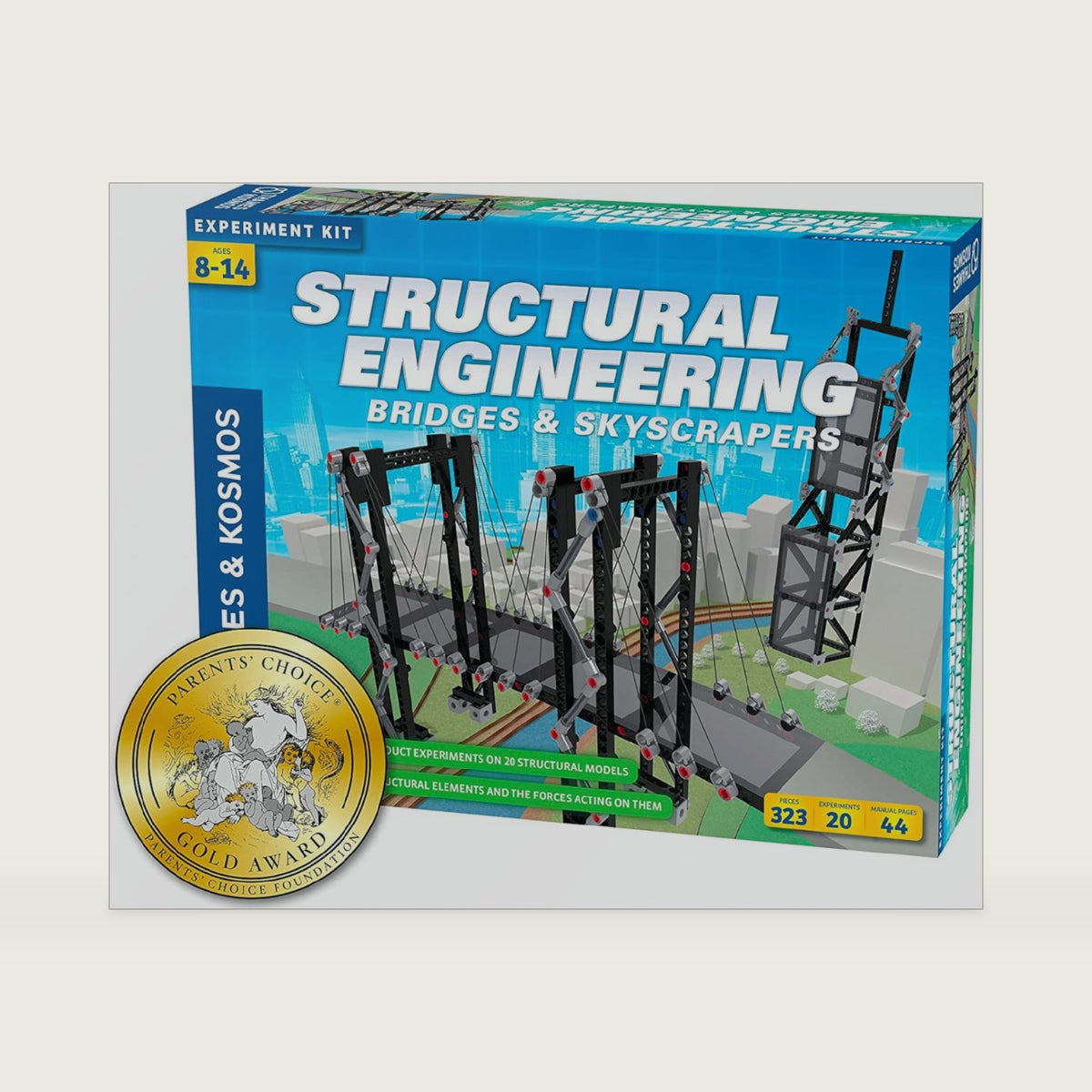 Thames & Kosmos Structural Eng: Bridges & Skyscrapers | Engineering Set