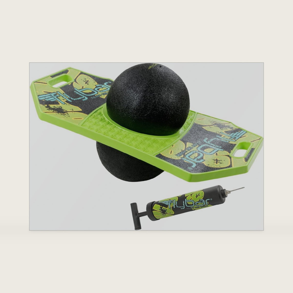 Flybar Pogo Trick Ball for Kids, Indoor & Outdoor Balance Bounce Board Toy