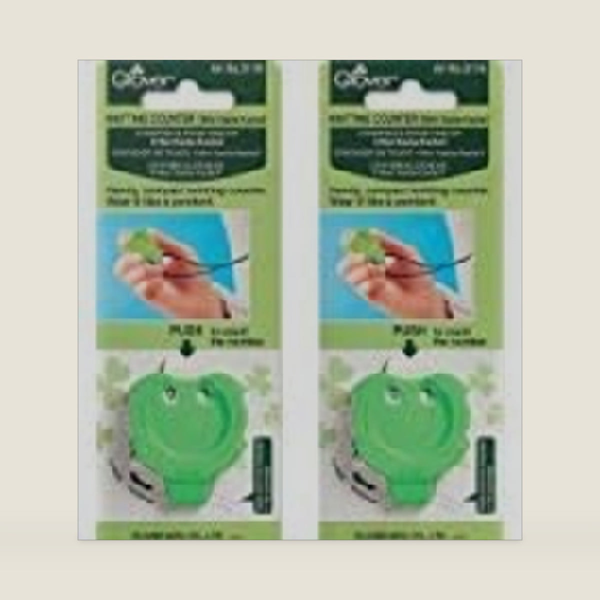 Clover Knitting Stitch Counter Mini Kacha-Kacha (2 Pack)
