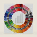 Paxcoo 124 Skeins Embroidery Floss Cross Stitch Thread with Needles