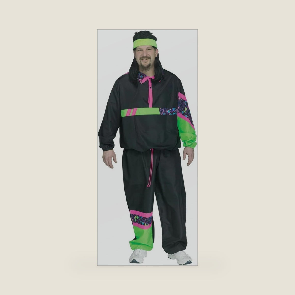 Fun World 80's Track Suit Men's Costume
