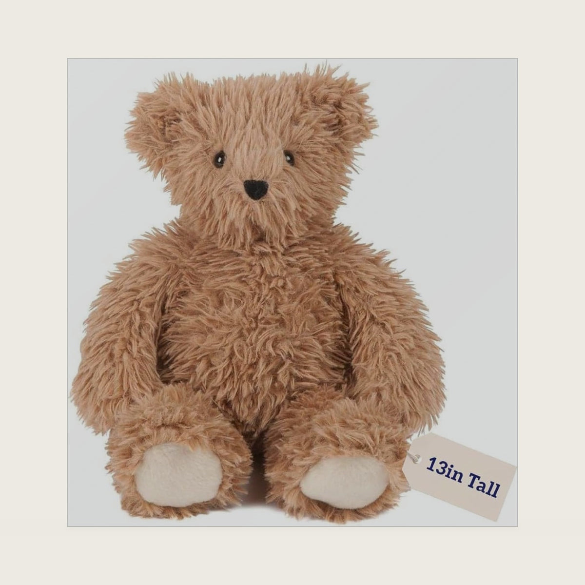 Vermont Teddy Bear Stuffed Animal Brown 13" | USA Bear Hospital Care
