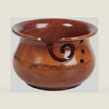 Knit Picks Yarn Bowl (Dark Brown Mango Wood)