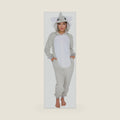 Funziez! Slim Fit Adult Onesie - Animal Costume - Plush Unisex Halloween One Piece Cosplay Suit for Women and Men