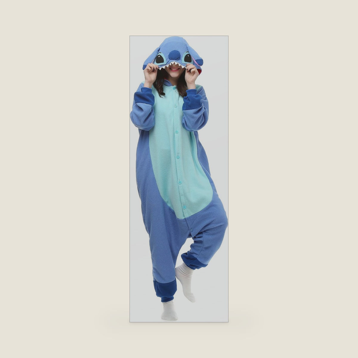 Wishliker Adult Onesie Animal Pajamas Halloween Cosplay Costumes Party Wear