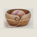 Mothers Day Gifts for Women Wooden Yarn Bowl Knitting Bowl Large Crochet Yarn Holder Handmade Crocheting Accessories and Supplies Organizer 7 x 3 Retirement Birthday Gift For Knitters