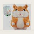 SANJOIN Toddler Kids Toys, Talking Hamster Repeats What You Say for Boys Girls, Stuffed Animals Interactive Plush Repeating Sensory Toy Gifts for 3+ Year Old Boy Girl Birthday Gift (Brown)
